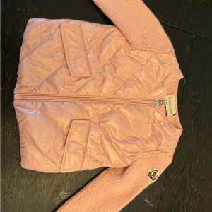 Moncler Light Pink Quilted Jacket